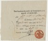 Valahia 1842 inam cu sigiliul Caimacamiei de Trei plata inchiriere 6 cai semnat de Secretarul statului Costache Sutzu (taiat lateral)