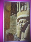 HOPCT 6899 STATUIA TEMPLUL REGINEI HATSCHEPSUT -EGIPT -AFRICA-NECIRCULATA, Printata