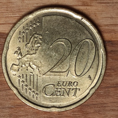 Germania - moneda de colectie - 20 euro cent 2007-2022 - a2-a harta a Europei