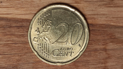 Germania - moneda de colectie - 20 euro cent 2007-2022 - a2-a harta a Europei foto