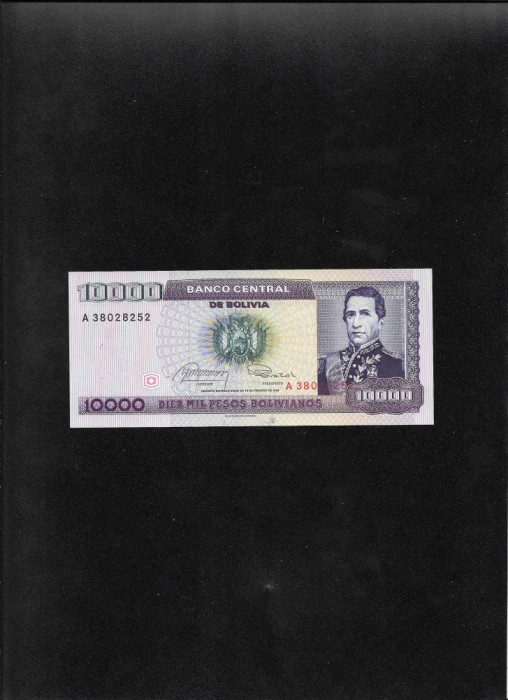 Bolivia 1 centavo de bolivianos pe 10000 pesos bolivianos 1987 seria38028252 unc