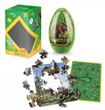 Puzzle 63 piese - National Geographic Kids - Tyrannosaurus Rex | CubicFun