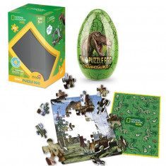 Puzzle 63 piese - National Geographic Kids - Tyrannosaurus Rex | CubicFun