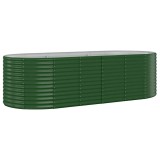 Cumpara ieftin Strat inaltat gradina 249x100x68 cm otel galvanizat