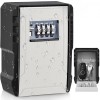 Cutie metalica cu cifru pentru depozitare chei, VisionHub&reg;, waterproof, Caseta exterioara impermeabila, rezistenta, de capacitate foarte mare, aliaj d