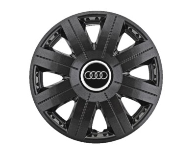 Set 4 capace roti Cosmos Negru R15, pentru gama auto Audi foto