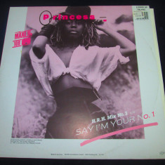 Princess - Say I'm Your No.1 _ 12" maxi single _ Teledec ( 1985, Germania)