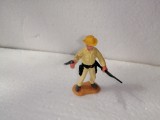 Bnk jc Figurina de plastic - Timpo - cowboy cu pistol si pusca