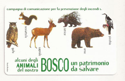 Cartela Telefonica Telecom Italia - Animale , patrimoniu de salvare 2003 foto