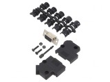 D-Sub 9-Pin Mamă Lipire Cablaj Negru Set Complet