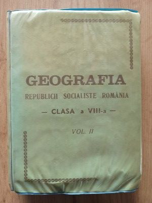 DIAPOZITIVE Geografia Republicii Socialiste Romania pentru clasa a 8-a vol 2 foto