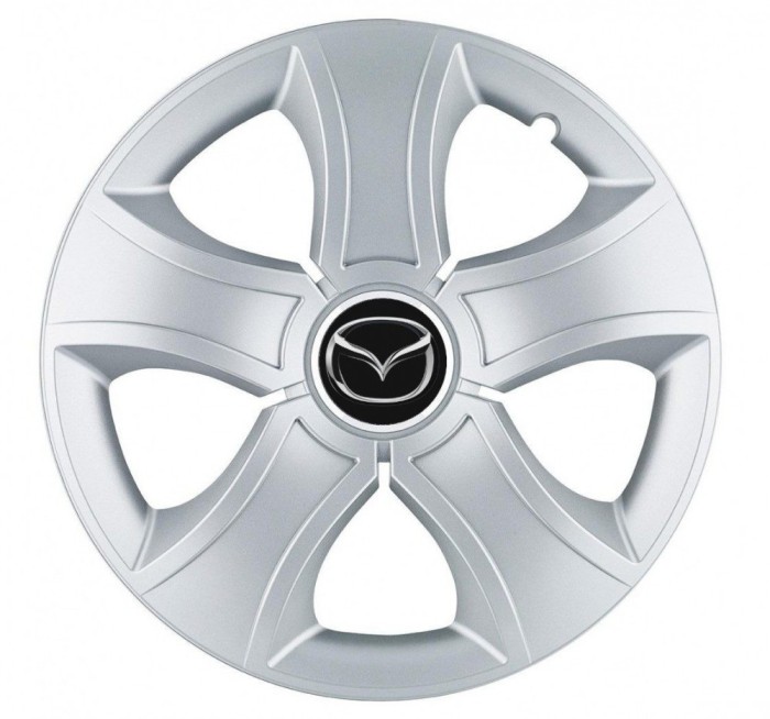 Set 4 Capace Roti pentru Mazda, model Bis Gray, R16