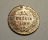 Finlanda 25 Pennia 1907