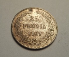 Finlanda 25 Pennia 1907 foto