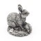 Decoratiune Iepure Portelan Argint