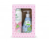 Set cadou Frosch EKO, gel de duș/șampon + săpun, roz, pentru copii, 2x 300 ml, Slovakia Trend