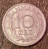 C50 - Moneda foarte veche - Danemarca - 10 ore - 1970