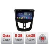 Navigatie Peugeot 207 F-pe01 Octa Core cu Android Radio Bluetooth Internet GPS WIFI DSP 8+128GB 4G CarStore Technology