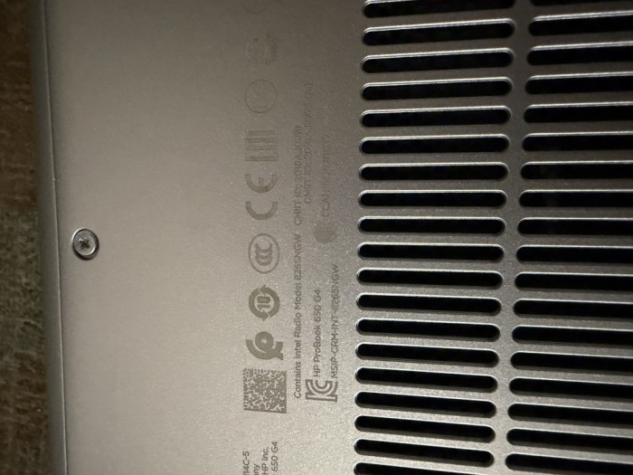 Hp probook 650 g4 i5