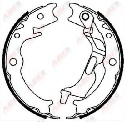 Set saboti frana, frana de mana CHEVROLET LACETTI (J200) (2003 - 2016) ABE C00011ABE foto