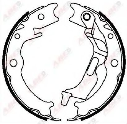Set saboti frana, frana de mana CHEVROLET LACETTI (J200) (2003 - 2016) ABE C00011ABE