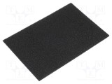 Burete electroconductor ESD DONAU ELEKTRONIK 200mm x 300mm x 5mm negru