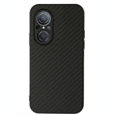 Husa Cover Hard Carbon Fiber pentru Huawei Nova 9 SE Negru foto