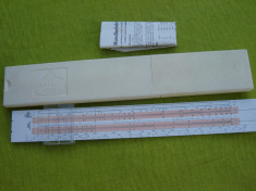 Rigla de calcul Faber Castell 152/82 Made in Switzerland foto