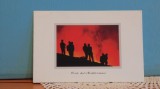 ITALIA - ETNA - TURISTI ASISTIND LA ERUPTIA VULCANULUI - NECIRCULATA.