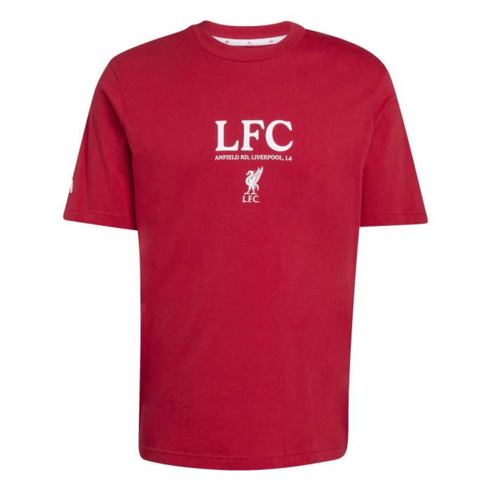 FC Liverpool tricou de bărbați SLab graphic red - XL
