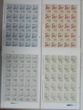 TIMBRE ROMANIA LP 1440/1997 Centenarul expeditiei BELGICA - Set 4 coli - MNH, Nestampilat