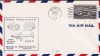 FILATELIE TEMATICA - PLIC USA TEMATICA AVION AVIOANE AVIATIE AIRMAIL, Stampilat
