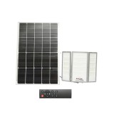Lampa LED 4500lm, 6500K cu panou solar 70W, baterie LifePO4 3.2V/60Ah, senzor de miscare si telecomanda IP66 Breckner Germany