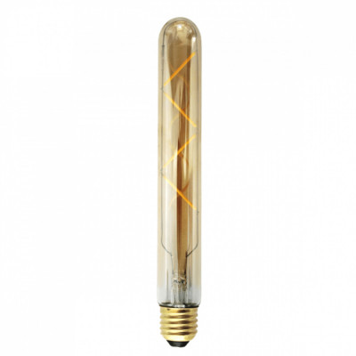 Bec LED Filament Amber E27 8W 800LM 2500K T30x300 foto