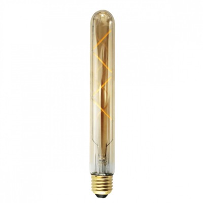 Bec LED Filament Amber E27 8W 800LM 2500K T30x300 foto