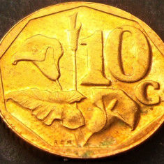 Moneda 10 CENTI - AFRICA de SUD, anul 2003 *cod 588 - SOUTH AFRICA = A.UNC