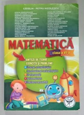 MATEMATICA , CLASA A VI -A , SINTEZE DE TEORIE , EXERCITII SI PROBLEME de CATALIN - PETRU NICOLESCU , 2018