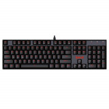 Tastatura gaming mecanica Redragon Mitra, Iluminare rosie, Negru