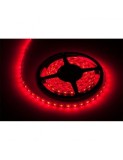 Banda led rosie 60 leduri /metru, 12V, rezistenta la apa, la rola de 5 metri, Xenon Bright