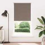 vidaXL Jaluzea cu role opace cafea 115x210 cm lățime țesătură 110,7 cm