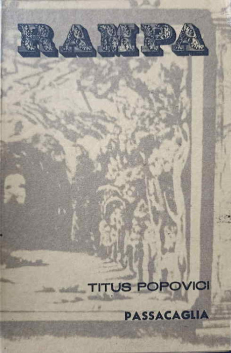 PASSACAGLIA-TITUS POPOVICI