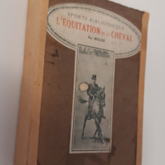 Carte veche Manual Calarie Carte echitatie E Molier L equitation et le cheval