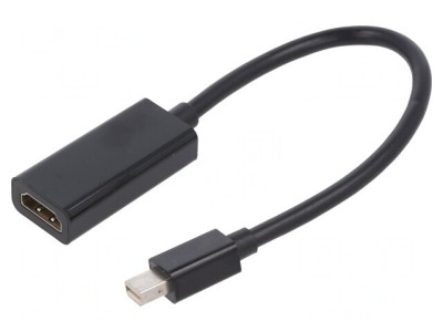 Adaptor DisplayPort la HDMI 0.15m Negru foto