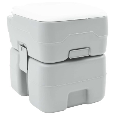 vidaXL Toaletă de camping Gri 41.5 x 36.5 x 42 cm foto