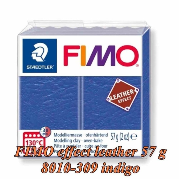 FIMO Effect 57g Albastru cerulean Leather