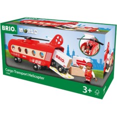 Set de Joaca Brio Elicopter Transport Marfa foto