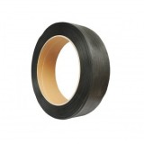 Banda de legat PP polipropilena uz semi-automat, 16x0,8mm, neagra, rola 1400m Breckner Germany