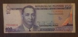 Bancnota Filipine - 100 Piso 1990