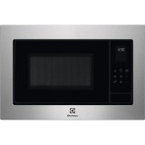 Cuptor cu microunde incorporabil Electrolux EMS4253TEX, 25 l , 900 W, Grill 1000 W, Inox/Negru