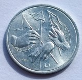 234. Moneda San Marino 1 lira 1976, Europa